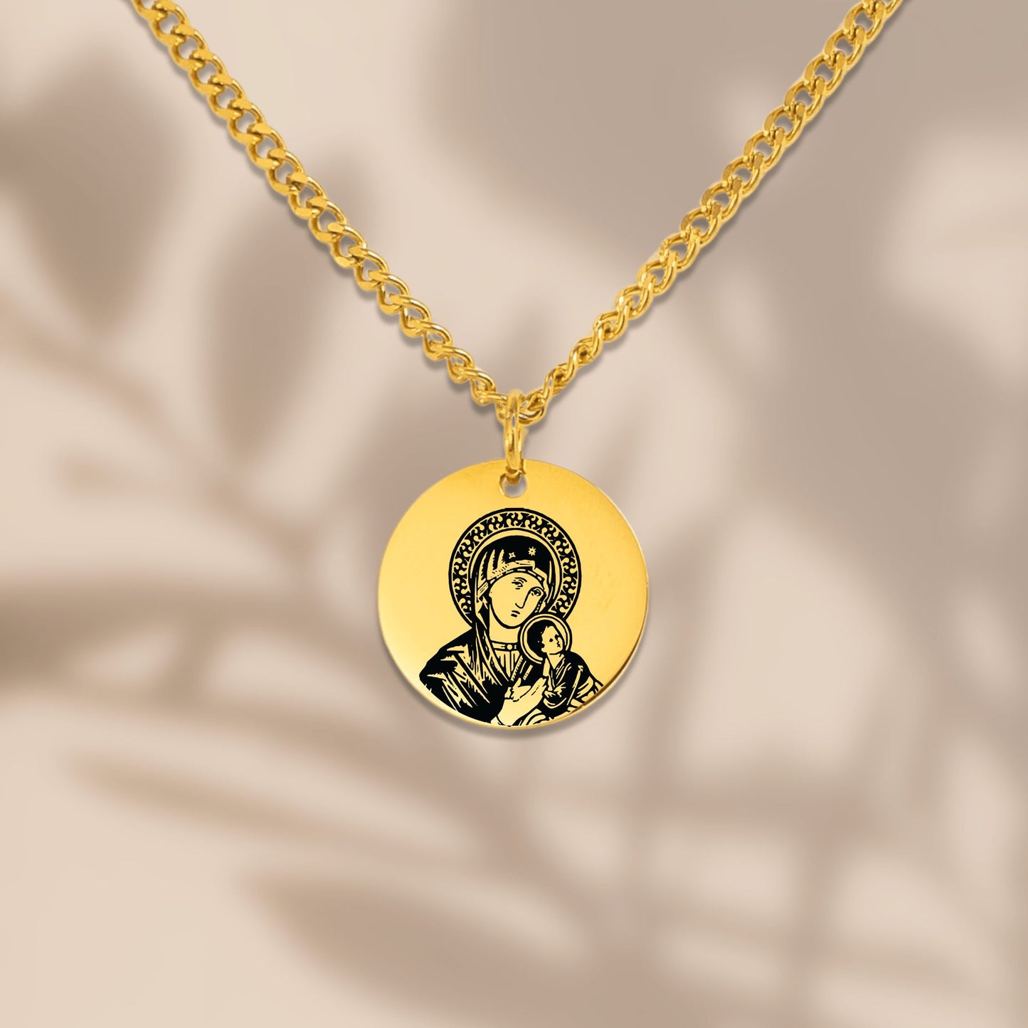 Mary And Jesus Necklace